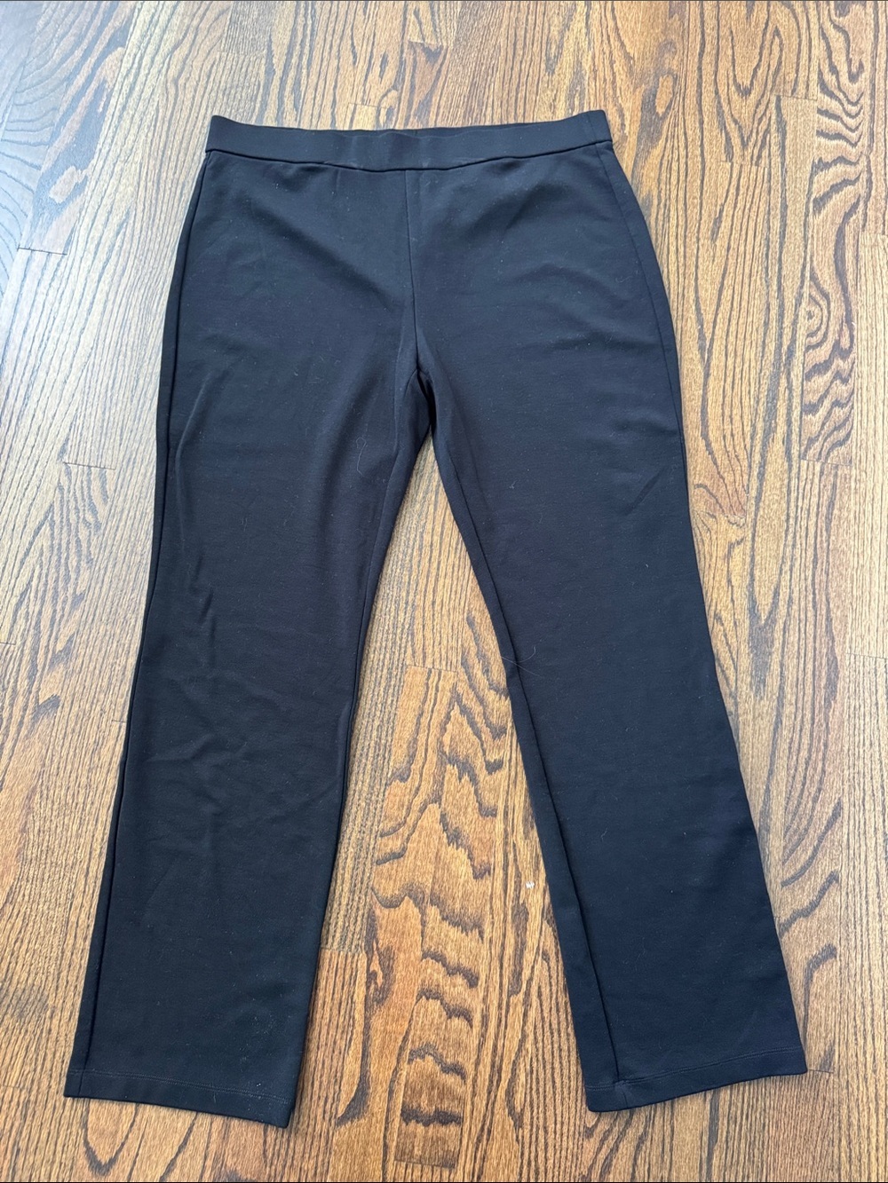 Eileen Fisher Black straight cut pants size XL